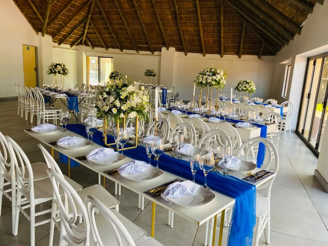 Magic Plum Blue and White Theme Wedding