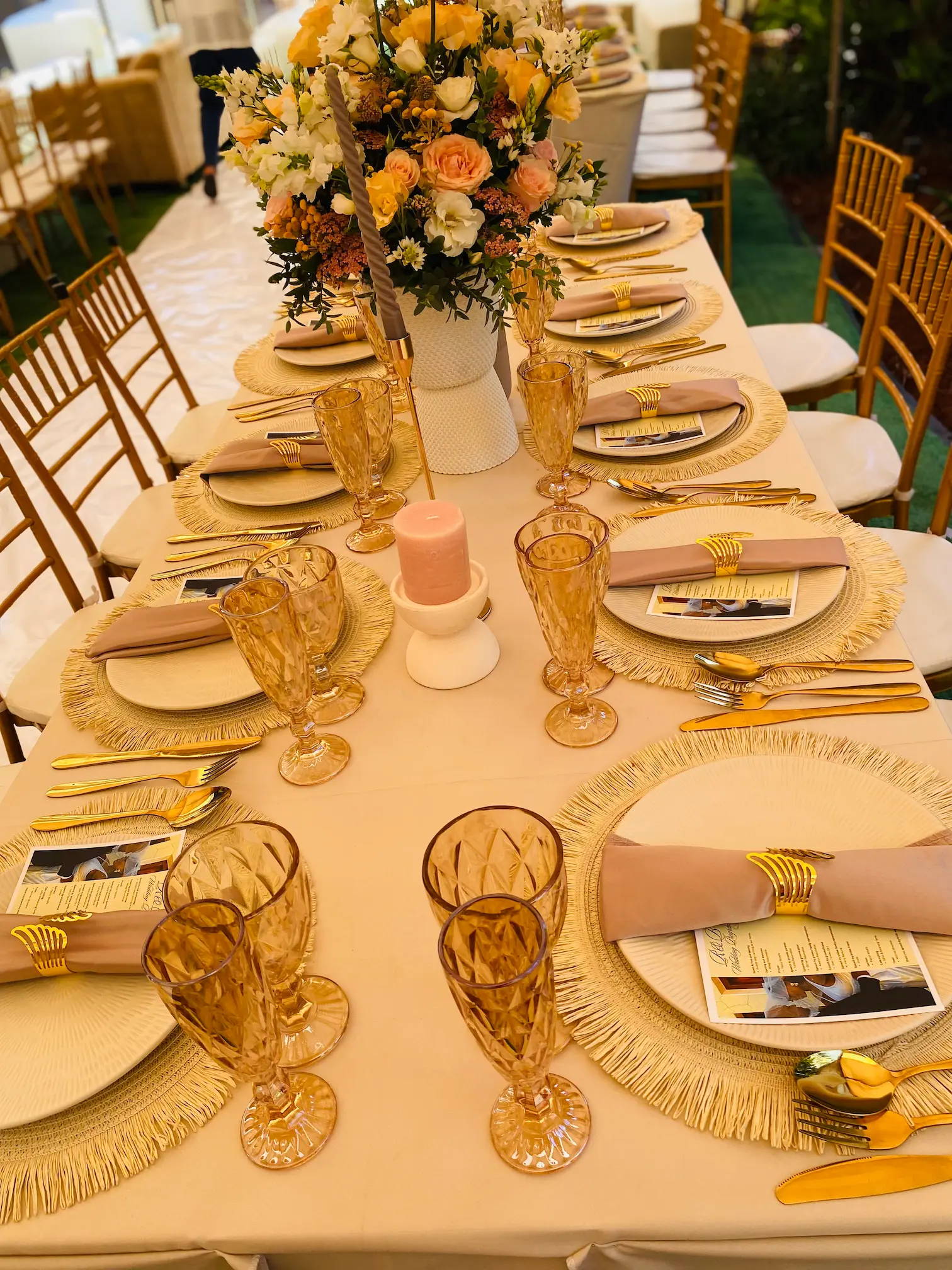 Magic Plum Coral Theme Wedding